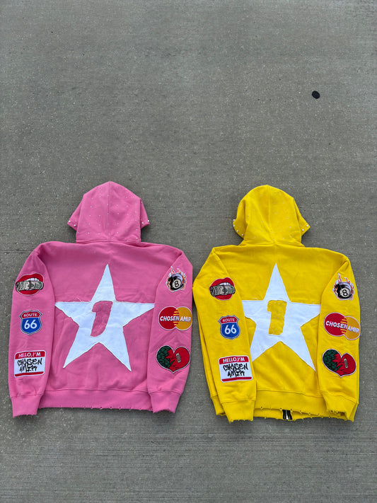 Yellow “Shooting Star” Hoodie
